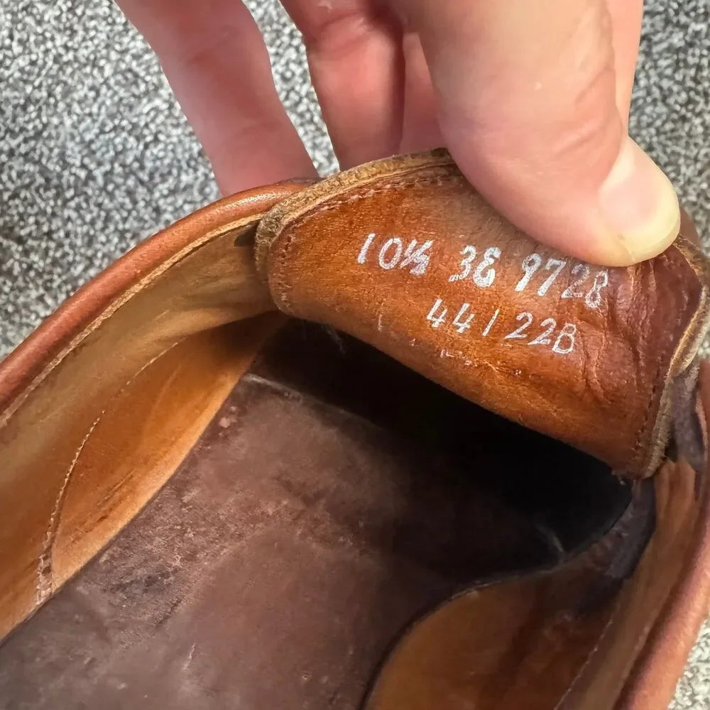 Allen Edmonds Madison Park 9728 Walnut Wingtip Derby Shoes 10.5 3E EEE Wide USA